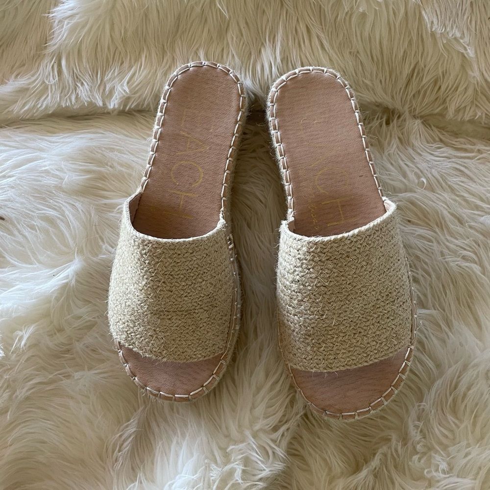 Raffia  BEACH  slides